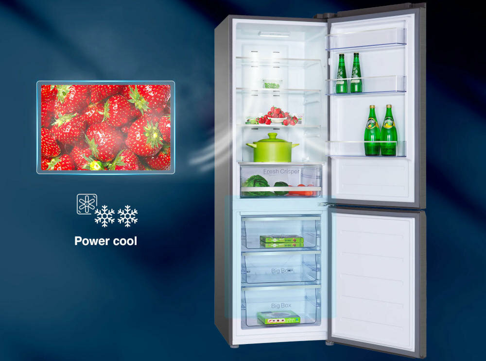 TCL-RB315GM1210 lodówka chłodziarka zamrażarka power cool obniżenie temperatura