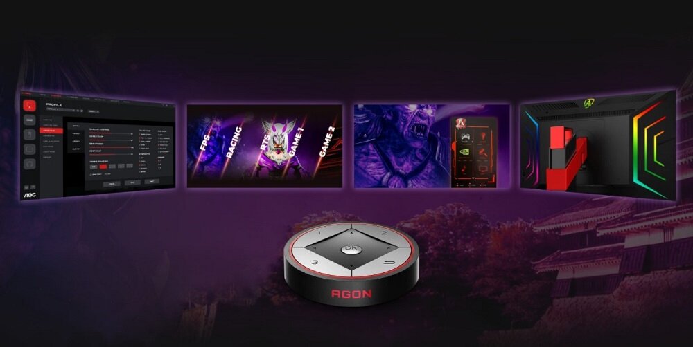Monitor AOC Agon AG254FG gra rozrywka rozgrywka podświetylenie projektor częstotliwość odświeżanie szybkość zabawa gaming