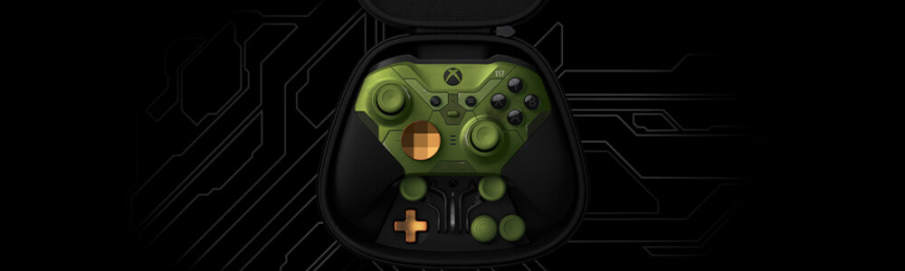 KONTROLER XBOX ELITE V2 HALO INFINITE RFZ-00002 kontroler przechowywanie futerał
