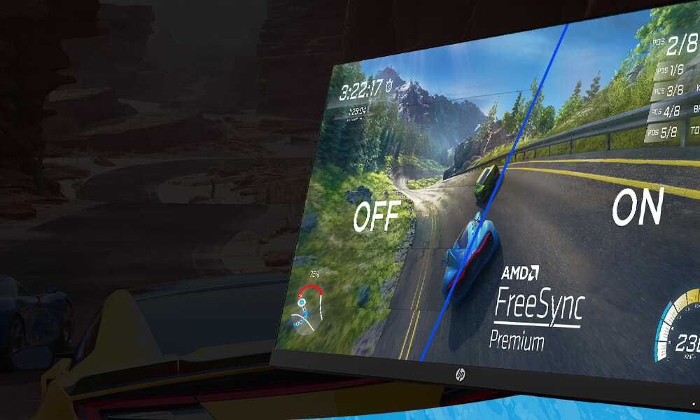 Monitor HP X27Q 27 2560x1440px IPS 165Hz 1 ms matowa matryca VA podświetlenie ekranu ekran panoramiczny przestrzeń robocza wygoda