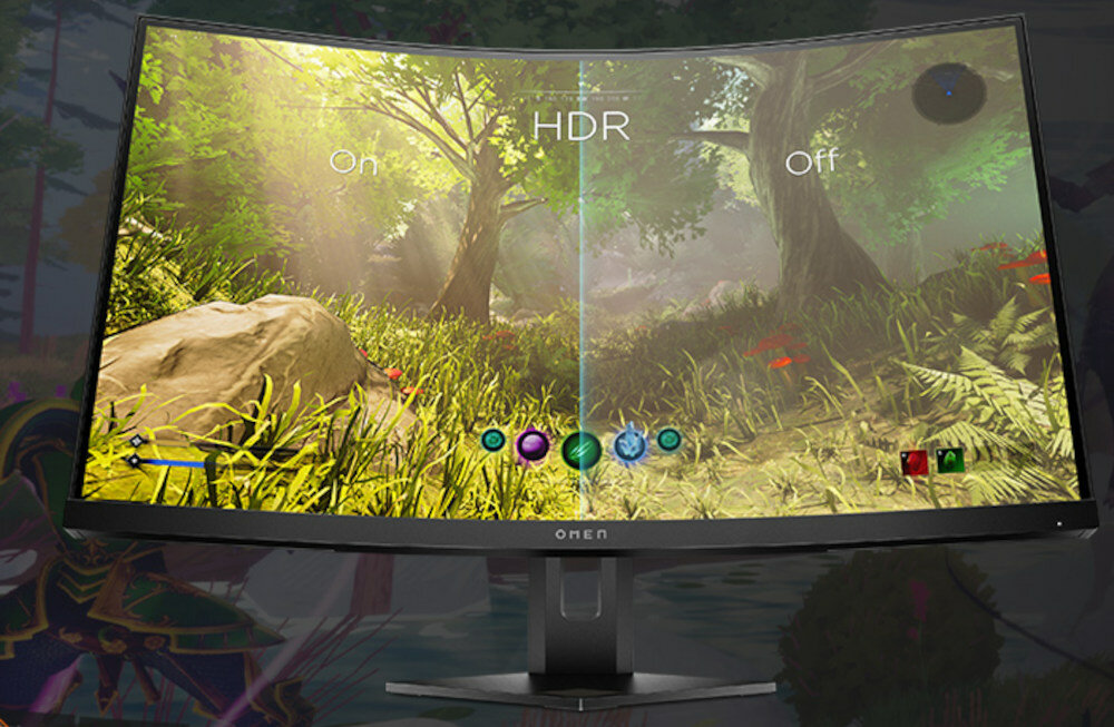 Monitor HP Omen 27C 27 2560x1440px 240Hz 1 ms Curved rozgrywka płynność