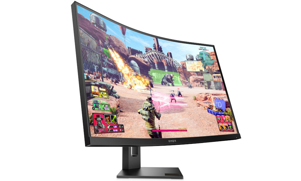 Monitor HP Omen 27C 27 2560x1440px 240Hz 1 ms Curved rozdzielczość kontrast 