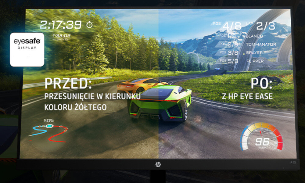 Monitor HP X34 34 3440x1440px IPS 165Hz 1 ms ochrona oczu