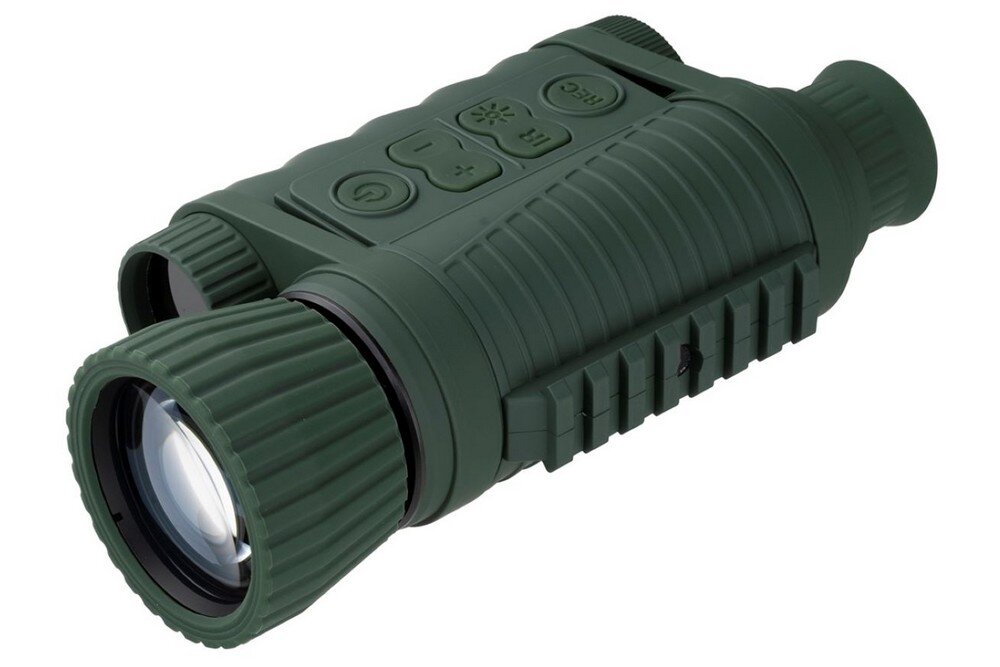 Monokular DELTA OPTICAL Nachtjäger NH-3 obraz rozdzielczość kolory detekcja zasięg zasilanie waga wymiary akumulator bateria ładowanie zasilanie łączność obudowa odporność ekran wyświetlanie pamięć nagrywanie zdjęcia obiektyw pojemność termowizja poczerwień