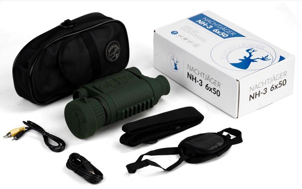 Monokular DELTA OPTICAL Nachtjäger NH-3 obraz rozdzielczość kolory detekcja zasięg zasilanie waga wymiary akumulator bateria ładowanie zasilanie łączność obudowa odporność ekran wyświetlanie pamięć nagrywanie zdjęcia obiektyw pojemność termowizja poczerwień