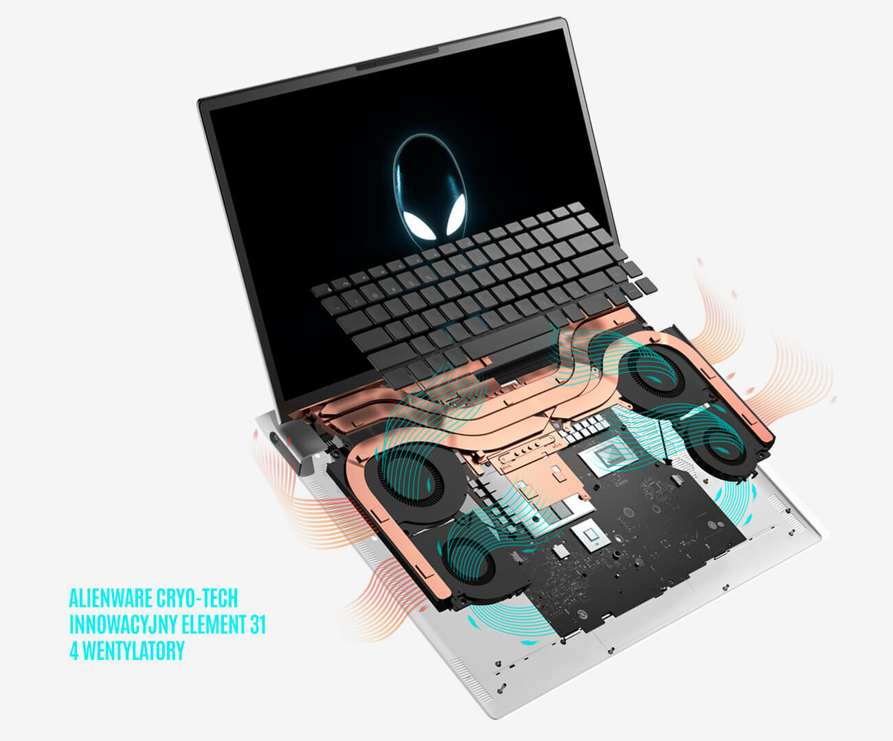 Laptop DELL Alienware X17 15R1 - Alienware Cryo-Tech