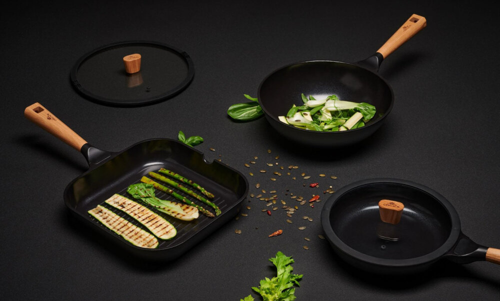 Patelnia GERLACH Natur 20cm  jakosc litraz design