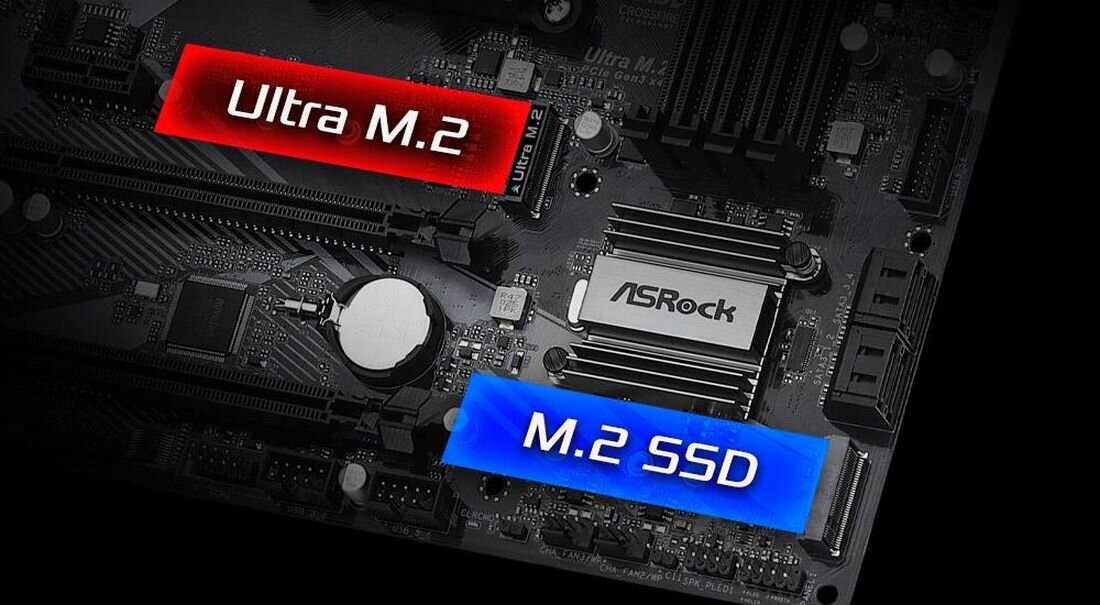 Płyta główna ASROCK B450M Pro4 R2.0 - Złącza M.2