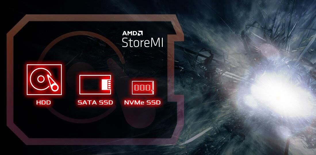 Płyta główna ASROCK B450M Pro4 R2.0 - AMD StoreMI