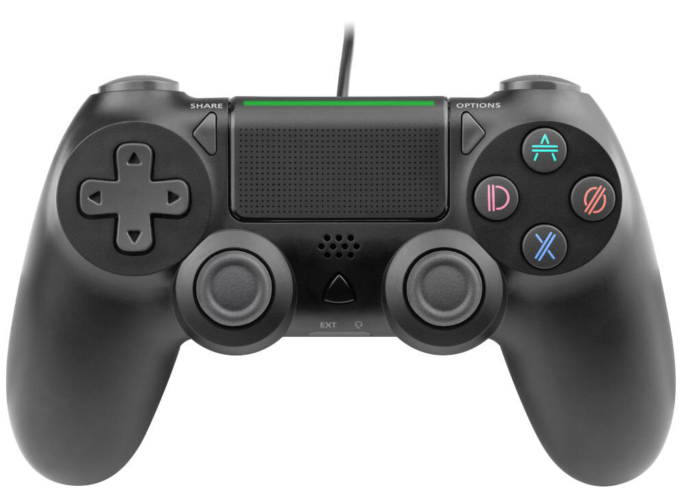 Kontroler TRACER Shogun PRO Czarny 4-kierunkowy dualpad, 16 przycisków wielofunkcyjnych, funkcja wibracji