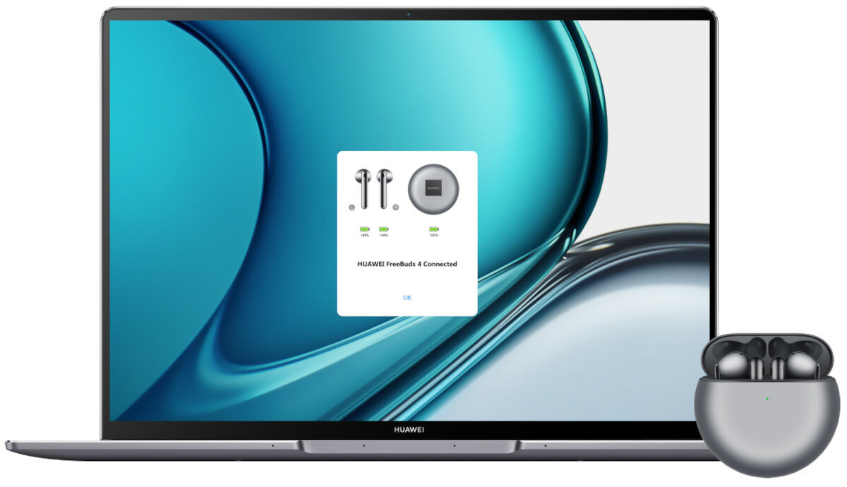 Laptop HUAWEI MateBook 14S sluchawki