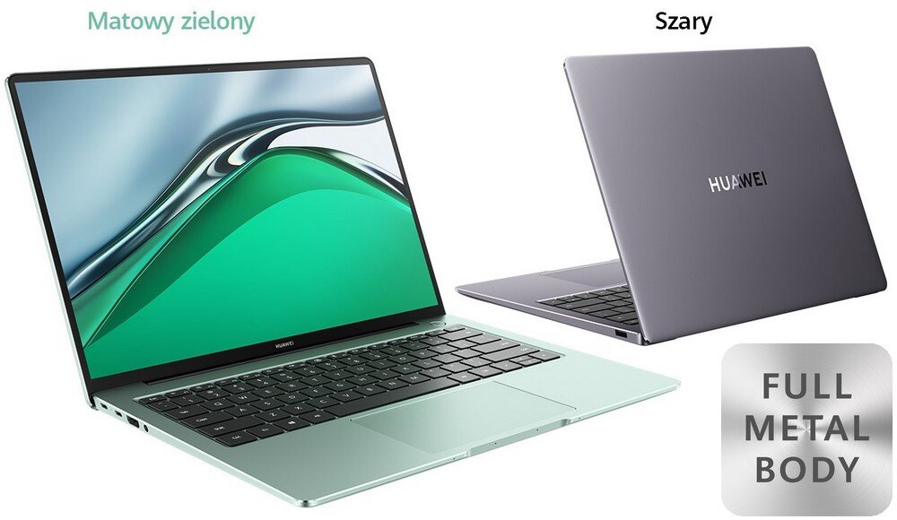 Laptop HUAWEI MateBook 14S wyglad waga