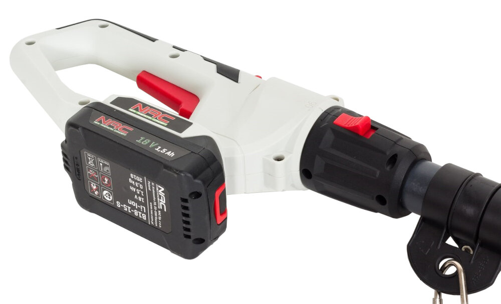 Piła akumulatorowa NAC PCB18E-AH-B15-S niesamowita szybkość i wydajność pracy zasilanie akumulator litowo-jonowy napięcie 18 V pojemność 1,5 Ah