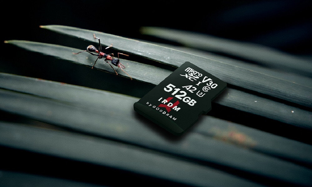 Karta pamieci GOODRAM IRDM microSDXC 256GB + Adapter odpornosc na ekstremalne warunki