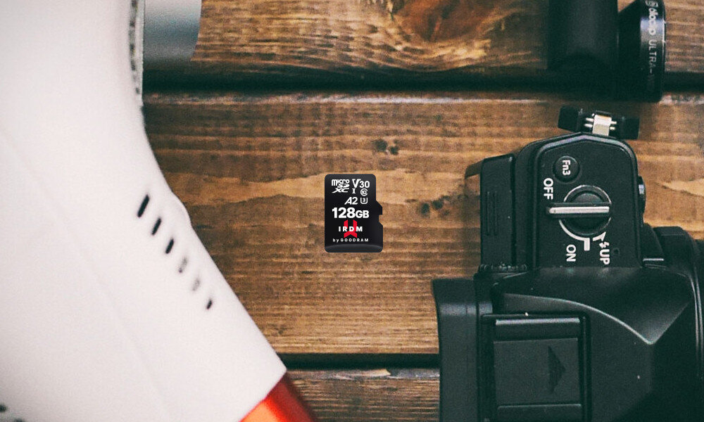 Karta pamieci GOODRAM IRDM microSDXC 128GB + Adapter pewnosc niezawodnego dzialania