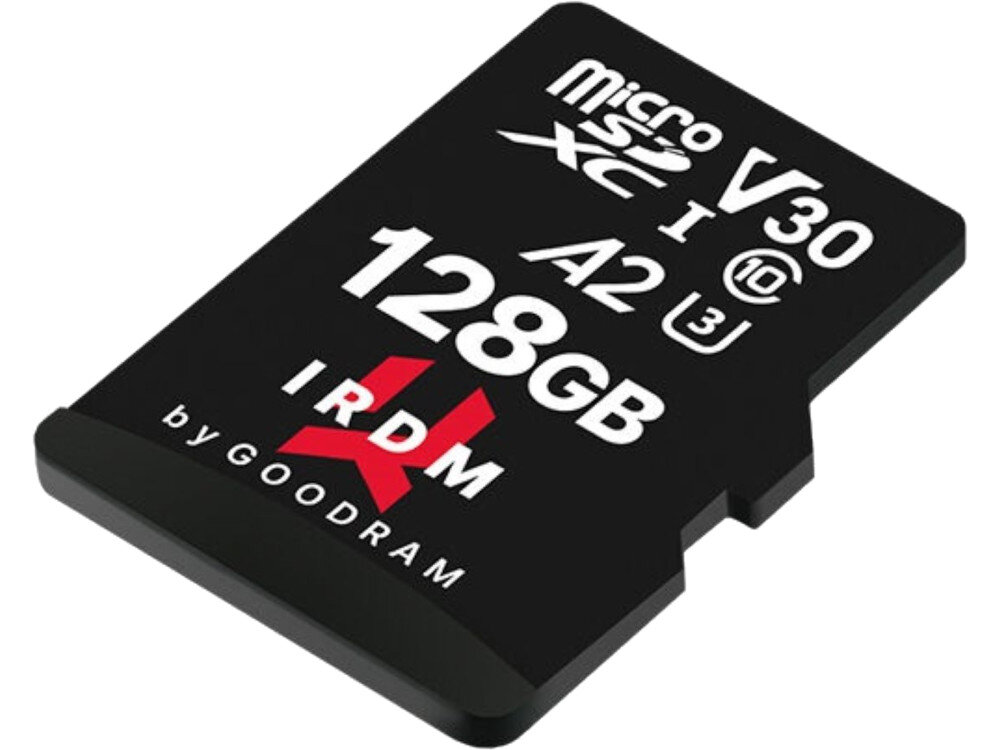 Karta pamieci GOODRAM IRDM microSDXC 128GB + Adapter wysokiej klasy materialy