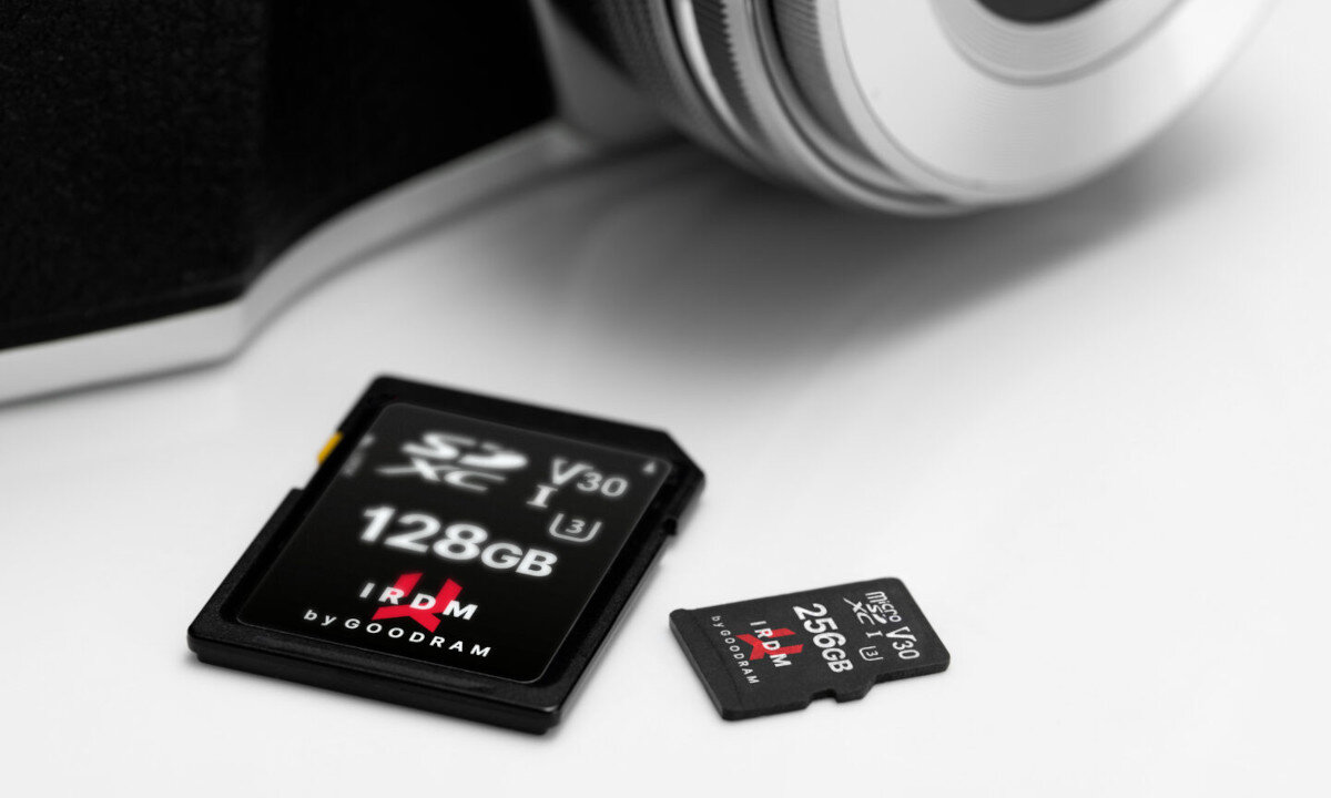 Karta pamieci GOODRAM IRDM microSDXC 128GB + Adapter wysoka predkosc zapisu i odczytu