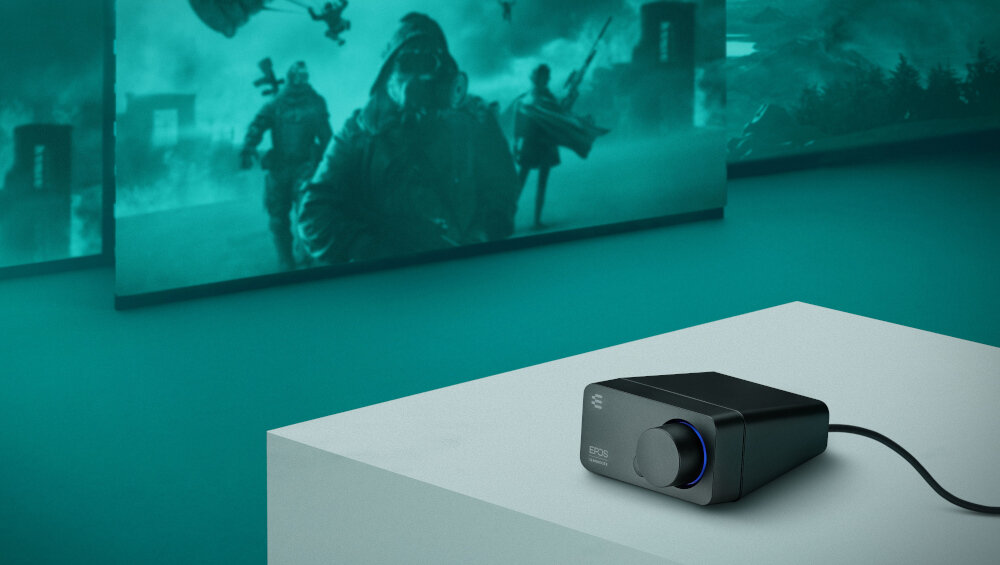Karta dźwiękowa SENNHEISER GSX 300 design konstrukcja przyciski