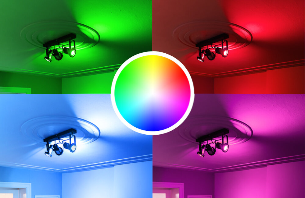 ŻARÓWKA SMART WIFI TRUST RGB 1800-6500K E14 5W 470LM 16 milionów kolorów zdalne sterowanie