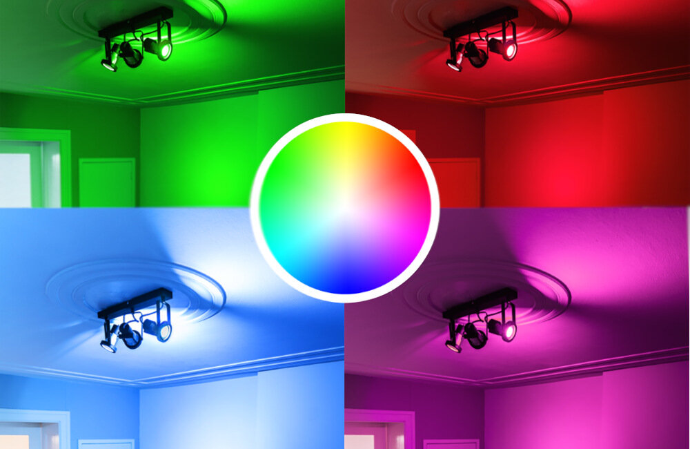 ŻARÓWKA SMART WIFI TRUST RGB 1800-6500K GU-10 5W 345LM (2SZT) 16 milionów kolorów