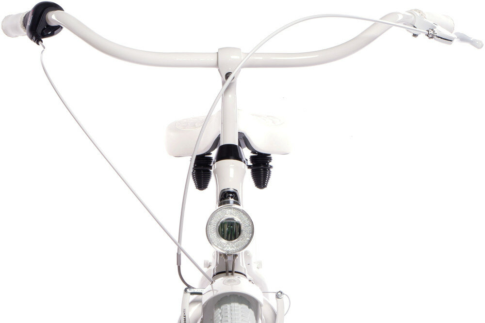 Rower miejski PLUMBIKE La Donna Pearl 3B 26 cali damski Czarny kierownica