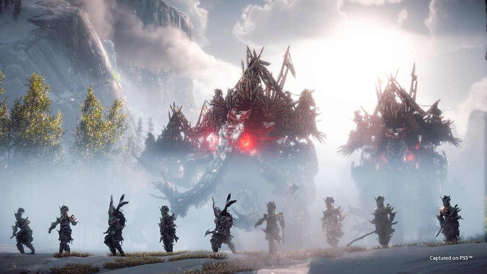 Horizon: Forbidden West Gra sony fabuła aloy mapa kraina zachód pogranicze bronie walka postacie konsola playstation edycja