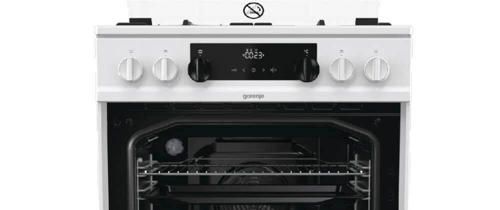 GORENJE-ECS5350XA interfejs wyświetlacz led cyfry sterowanie dotykowe urządzenie pokrętła