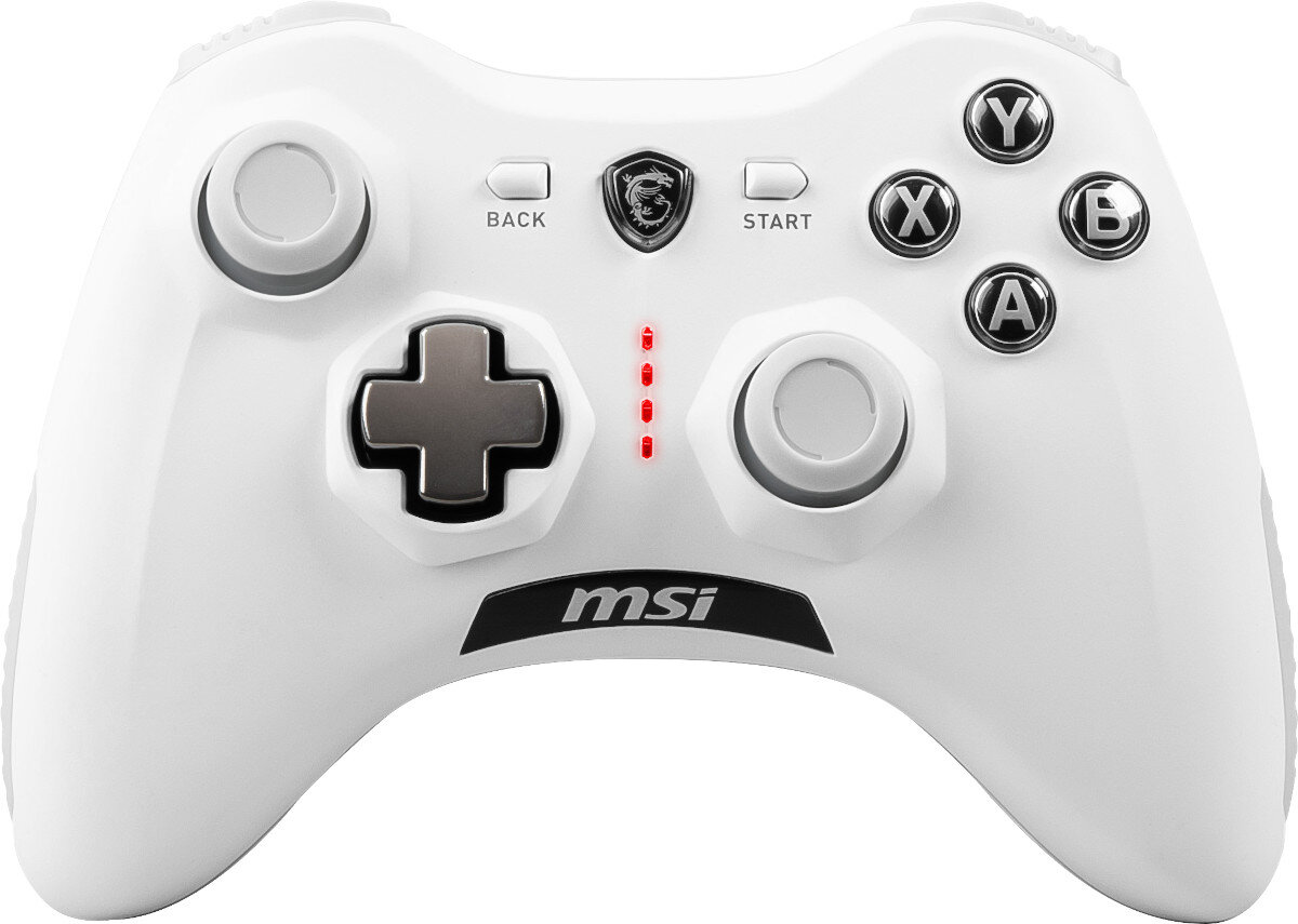 Kontroler MSI Force GC30 V2 Bialy ergonomiczny ksztalt