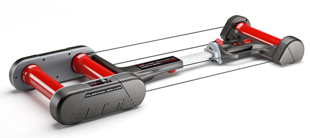 Trenażer rowerowy ELITE Quick-Motion w domowym zaciszu łatwy w obsłudze cichy nie wymaga specjalistycznego sprzętu do podłączenia liczne elementy poprawiające komfort treningu