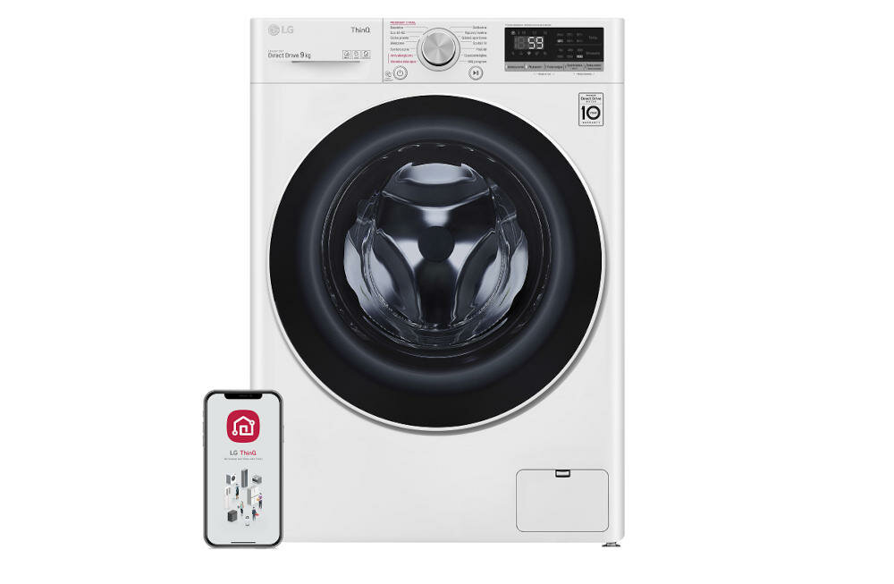 LG-F4WV5N9S0E technologia inteligentna pralka wifi obsługa