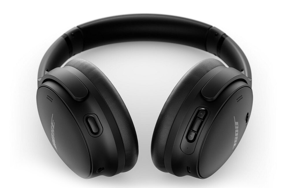Słuchawki nauszne BOSE QuietComfort 45 ANC łączność przewodowa bezprzewodowa ładowanie czas pracy działanie