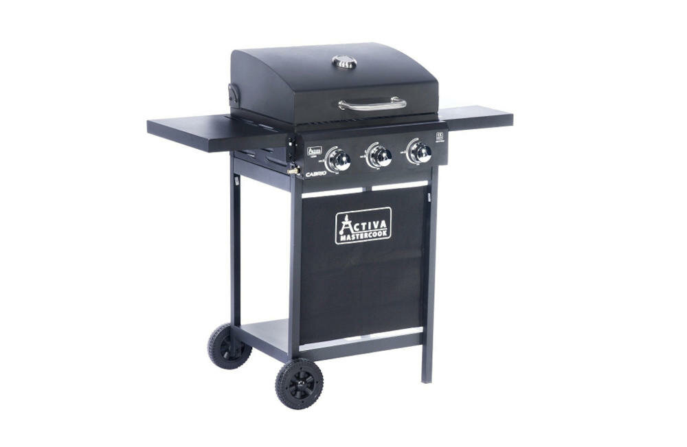 ACTIVA Cabrio 12200R grill gazowy grillowanie pokrywa kontrola płomień dodatkowy ruszt