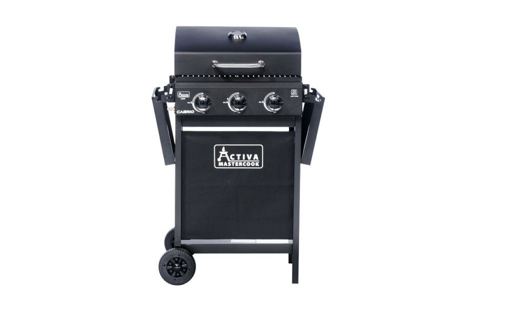 ACTIVA Cabrio 12200R kompaktowe wymiary składane półki niewiele miejsca grillowanie