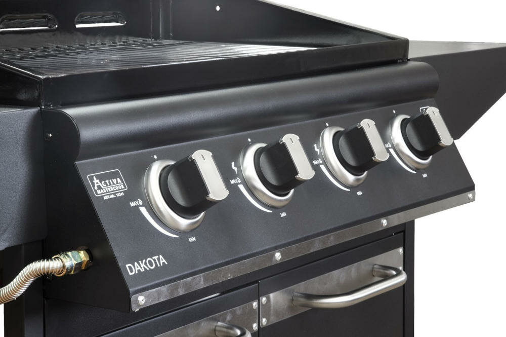 ACTIVA Dakota III 19784G regulowane palniki mocne stałe ciepło regulowane jedzenie zapalanie zapłon