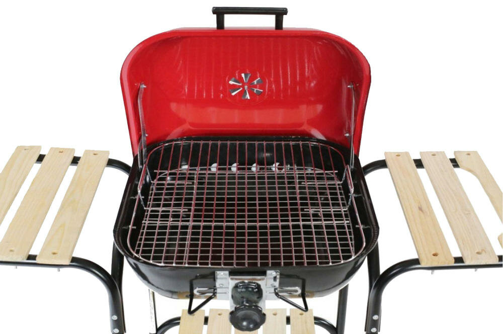 ACTIVA 19524 grill kwadratowy ruszt stal chromowana odporność wysoka temperatura pieczenie