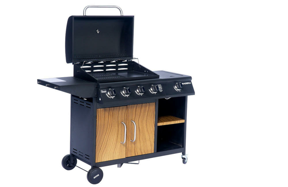 ACTIVA Madera 19774 grill gazowy grillowanie pokrywa kontrola płomień