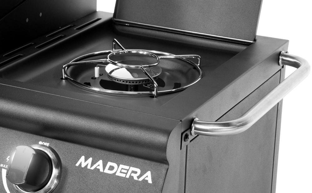 ACTIVA Madera 19774 składana półka boczna przechowywanie palnik solidne kółka haki zamykana szafka