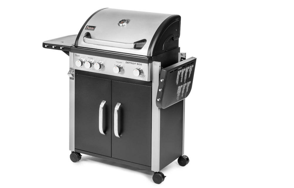 ACTIVA Detroit 500 12615 grill gazowy grillowanie pokrywa kontrola płomień