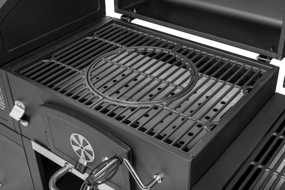 ACTIVA Combo Premium żeliwny solidny ruszt strefa gaz węgiel grid środek okrągły akcesoria szybkie czyszczenie