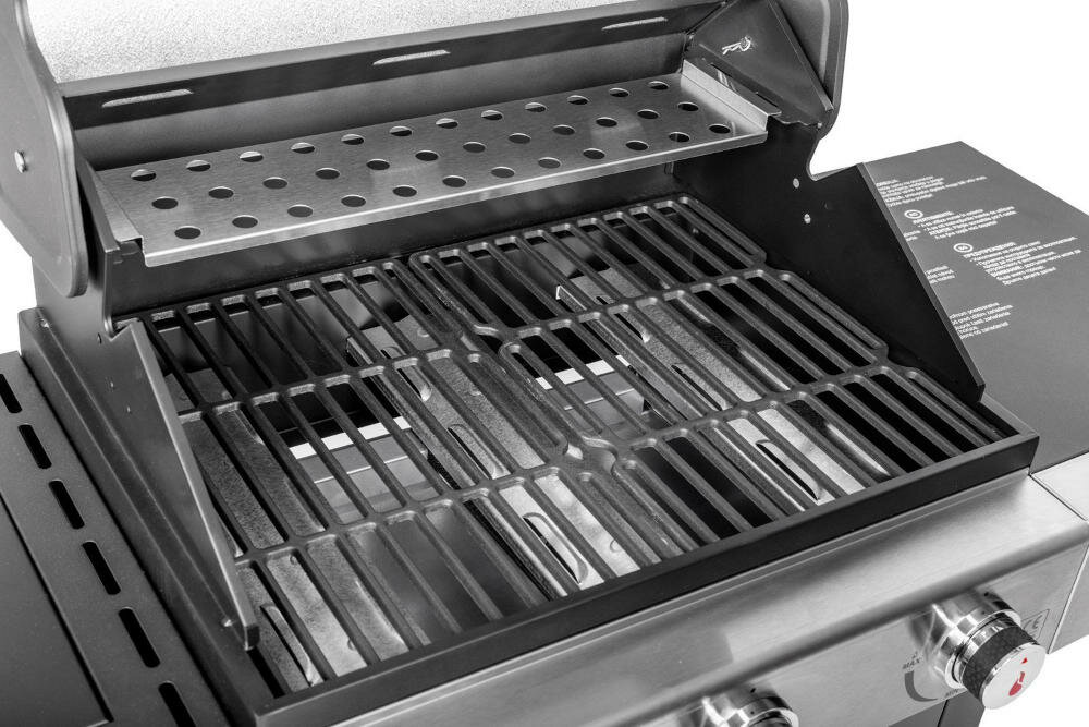 ACTIVA Quatro Xl 19743GS żeliwny solidny ruszt grill szybkie czyszczenie podgrzewanie