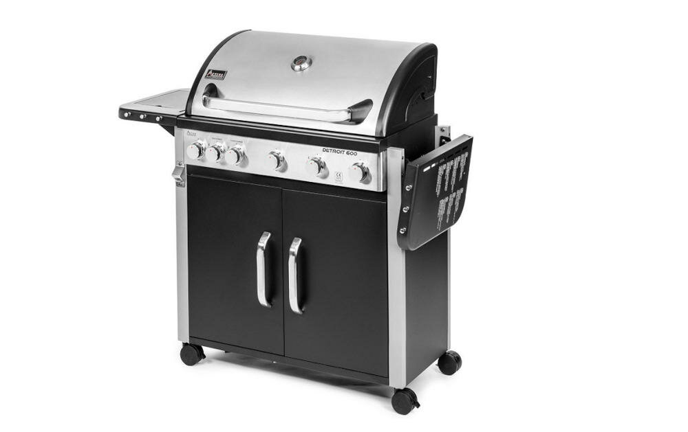 ACTIVA Detroit 600 grill gazowy grillowanie pokrywa kontrola płomień