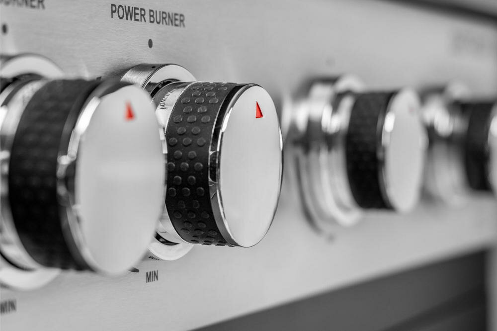 ACTIVA Detroit 600 palniki stal aluminizowana trwałość pokrętło regulacja płomień zapalacz gaz temperatura