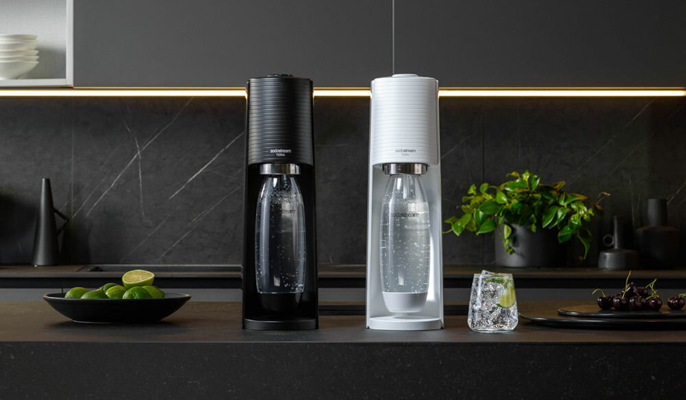 SODASTREAM Terra Czarny + Nabój SODASTREAM CO2 Saturator niskie ceny