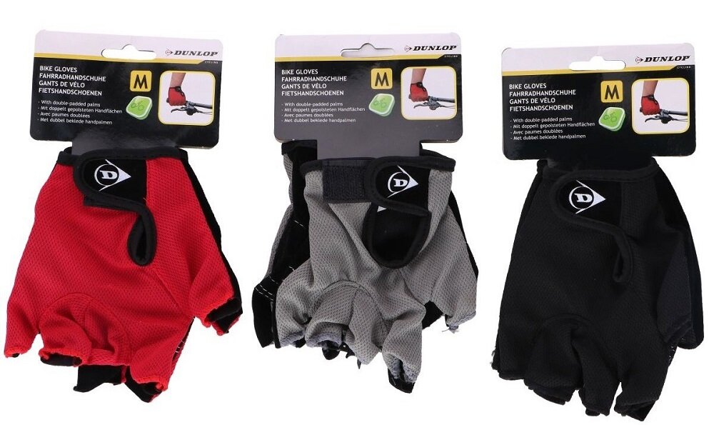 Rękawiczki rowerowe DUNLOP Senior - Anatomiczne przeszycia