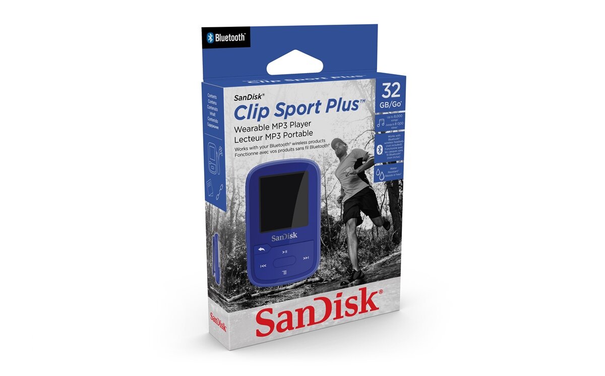 zdjęcie odtwarzacz MP3 sandisk Clip Sport Plus