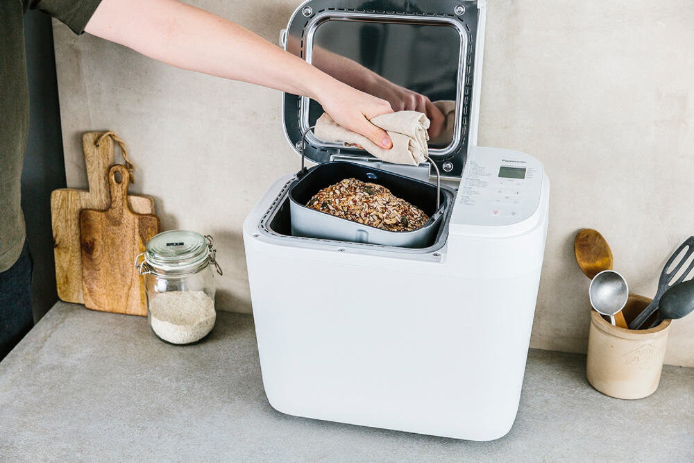 Wypiekacz do chleba PANASONIC SD-B2510 Komfort pieczenia Dopasowanie do potrzeb rodziny łatwe przygotowanie chleba  Automatyczne programy regulacja czasu wybór wielkości bochenka średni, duży lub bardzo duży wypieki posiłek potrzeba