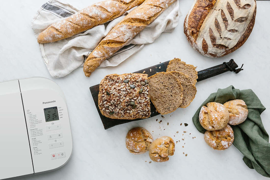 Wypiekacz do chleba PANASONIC SD-B2510 Funkcja podtrzymywania ciepła bez konieczności ponownego podgrzewania