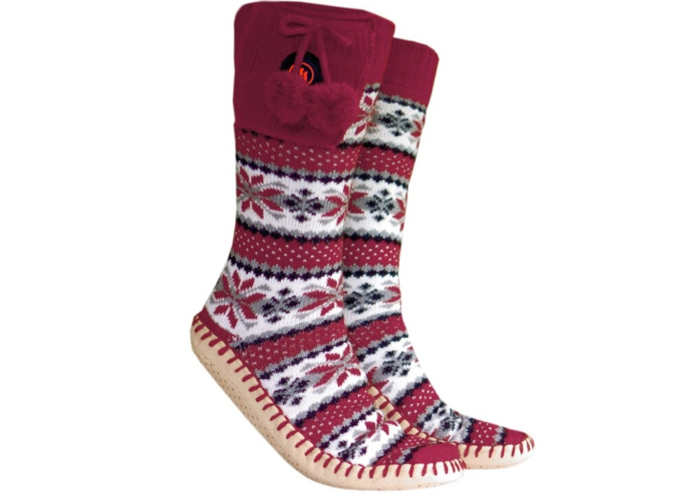 Podgrzewane kapcie GLOVII GQ5L (rozmiar 40-44) Biało-czerwono-szary Czas pracy bateria Li-Poly pojemnosc 3350mAh