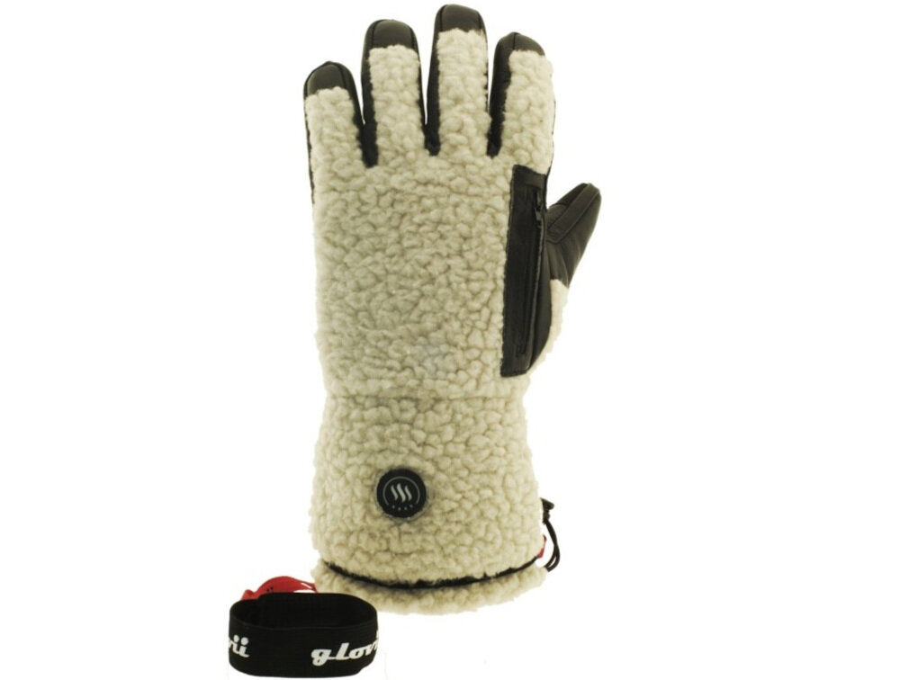 Podgrzewane rękawiczki GLOVII GS3 (rozmiar XL) Szaro-czarny  Czas pracy poziomy Wydajna bateria Li-Poly baterie pojemnosc 2100mAh