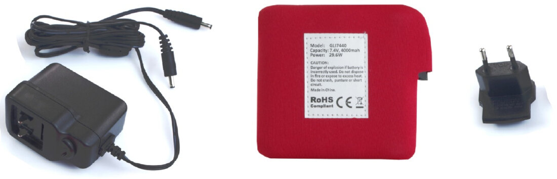 Podgrzewana kamizelka GLOVII GV1 (rozmiar XXL) Czarny zestaw akcesoria komplet wyposazenie